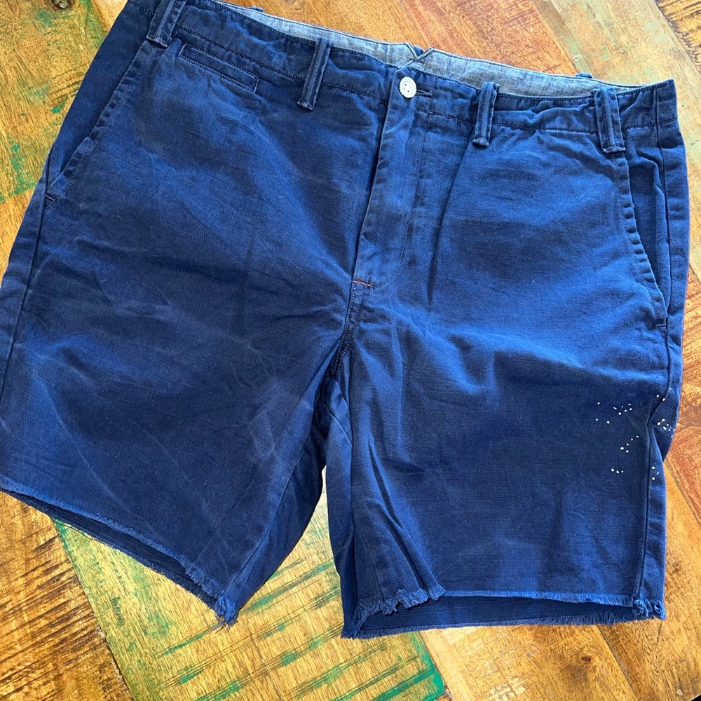 Polo Ralph Lauren navy paint splatter shorts. Size 36. NWOT